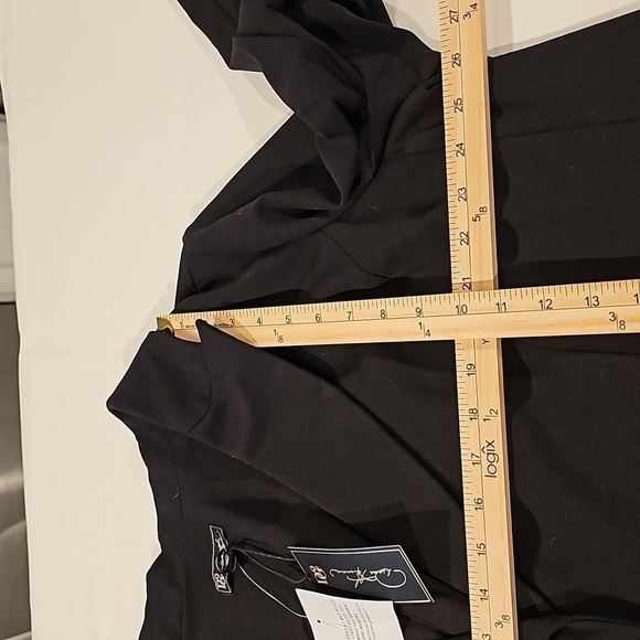 DG2 DIANE GILMAN Black Blazer Gabardine Business Career Jacket NEW NWT Sz 2X - Picture 7 of 13